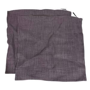 Pottery Barn Belgian Linen Pillow Covers Set of 2 Textured Square Sham 24x24